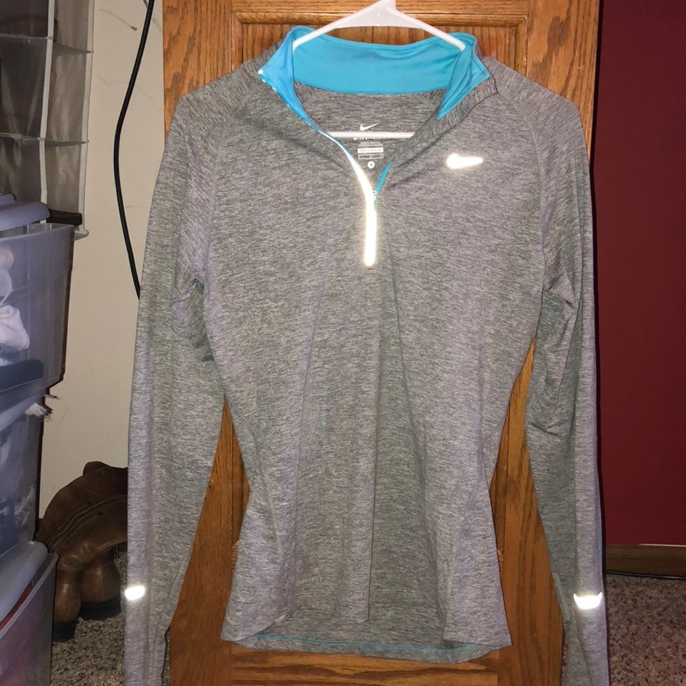 Gray Nike 1/4 Zip